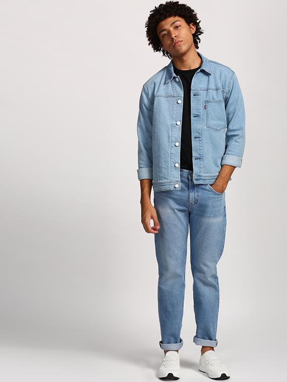 blue light washed jeans - 16027812 - Zoom Image - 4