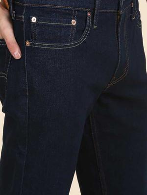 blue cotton plain jeans - 16027815 - Standard Image - 4