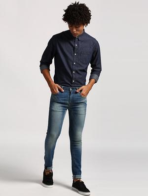 blue heavy washed jeans - 16027864 - Standard Image - 4