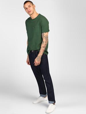 blue cotton plain jeans - 16027934 - Standard Image - 4