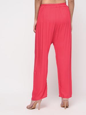 high rise solid palazzo - 16040736 - Standard Image - 4