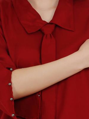 tie knot contrast piped top - 16041212 - Standard Image - 4