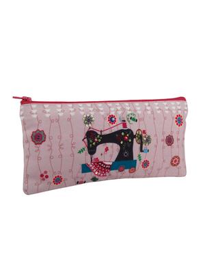 pink canvas regular clutch - 16041598 - Standard Image - 4