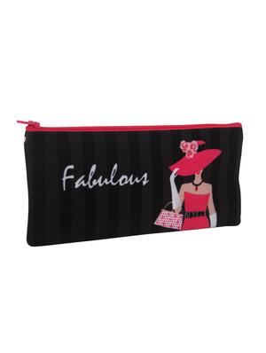 black canvas regular pouch - 16041604 - Standard Image - 4