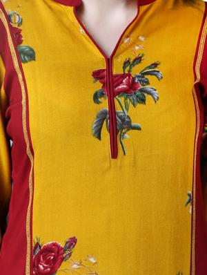 floral kurta palazzo set - 16041784 - Standard Image - 4