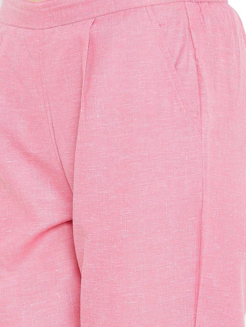 pleat detail cropped pant - 16047024 - Zoom Image - 4
