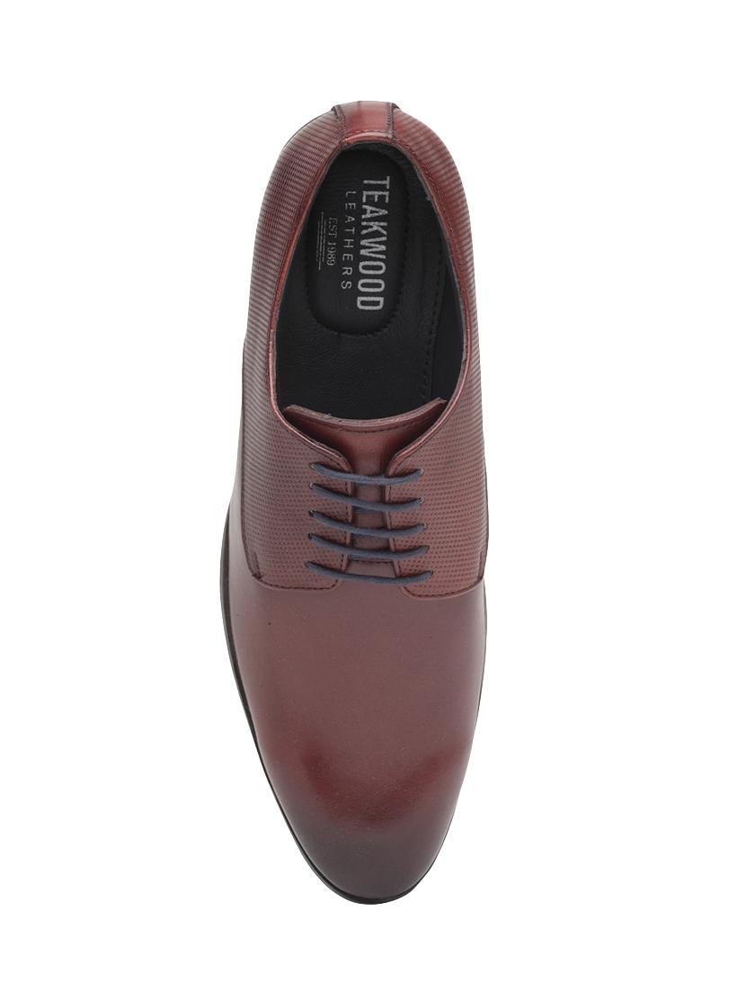 brown leather lace-up derbys - 16047165 - Zoom Image - 4