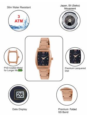 metal strap analog watch (o-49973calr) - 16048501 - Standard Image - 4