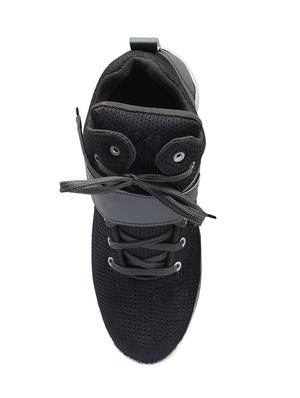black mesh sport shoes - 16050086 - Standard Image - 4