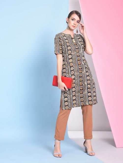 Printed straight kurta - 16050758 - Standard Image - 1