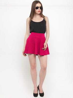 high waist skater skirt - 16052409 - Standard Image - 4