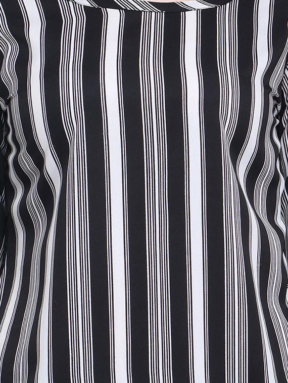 boat neck striped top - 16059153 - Zoom Image - 4