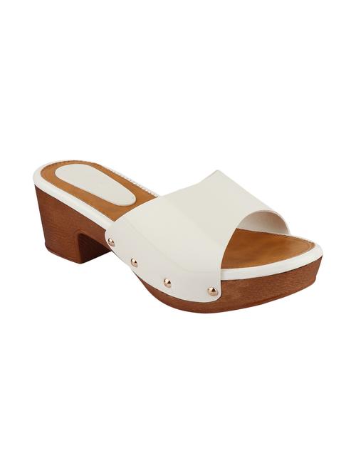 white slip on sandals - 16062356 - Very Small Image - 1