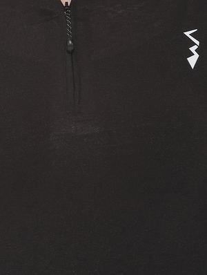 zipper detail solid tee - 16064369 - Standard Image - 4