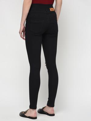 knee slit skinny fit jeans - 16065149 - Standard Image - 4