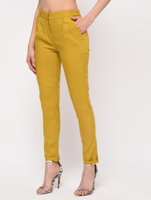 elastic waist pleated trouser - 16065918 - Very Small Image - 1