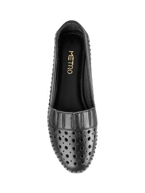 black slip on formal shoes - 16070132 - Standard Image - 4