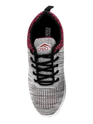 grey Fabric slip on sport shoes - 16071313 - Standard Image - 4