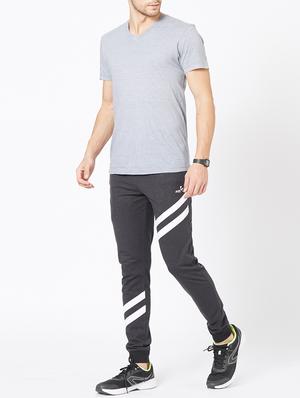 grey striped jogger - 16072544 - Standard Image - 4