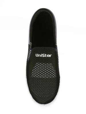 black Fabric casual slip ons - 16077286 - Standard Image - 4