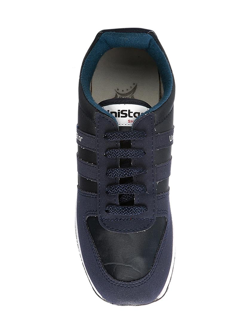 blue leatherette sport shoes - 16077294 - Zoom Image - 4