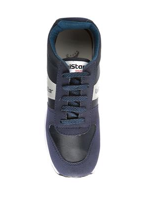 blue leatherette sport shoes - 16077310 - Standard Image - 4