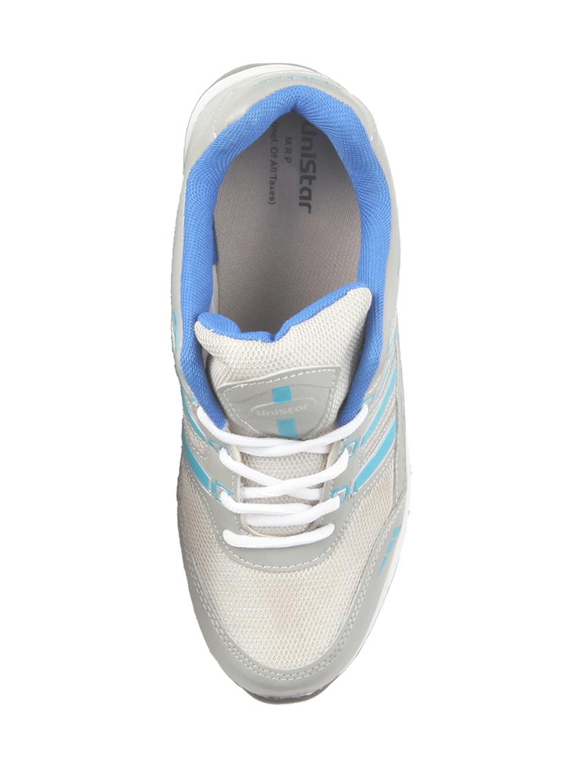 grey Mesh sport shoes - 16077322 - Zoom Image - 4