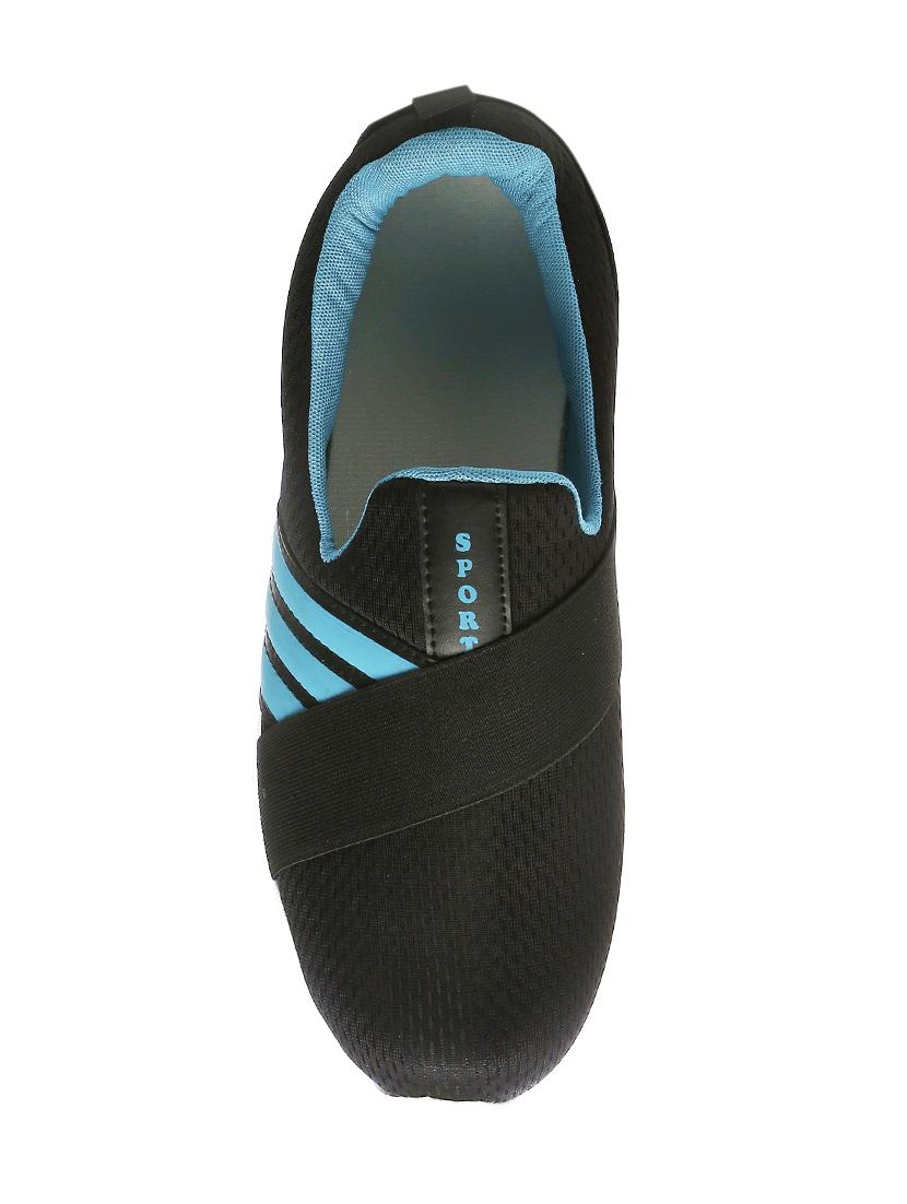 black mesh slip on sport shoes - 16077370 - Zoom Image - 4