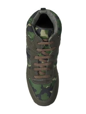 green lace up sport shoes - 16077528 - Standard Image - 4