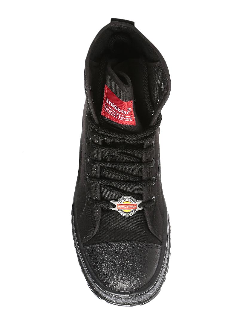 black canvas high ankle boots - 16077530 - Zoom Image - 4