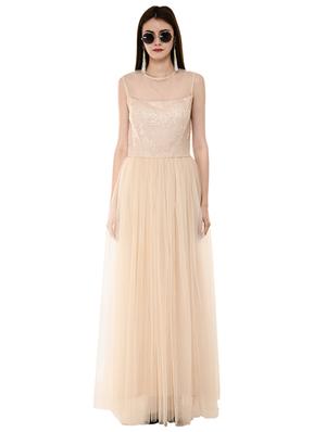 sequined flared gown - 16078767 - Standard Image - 4