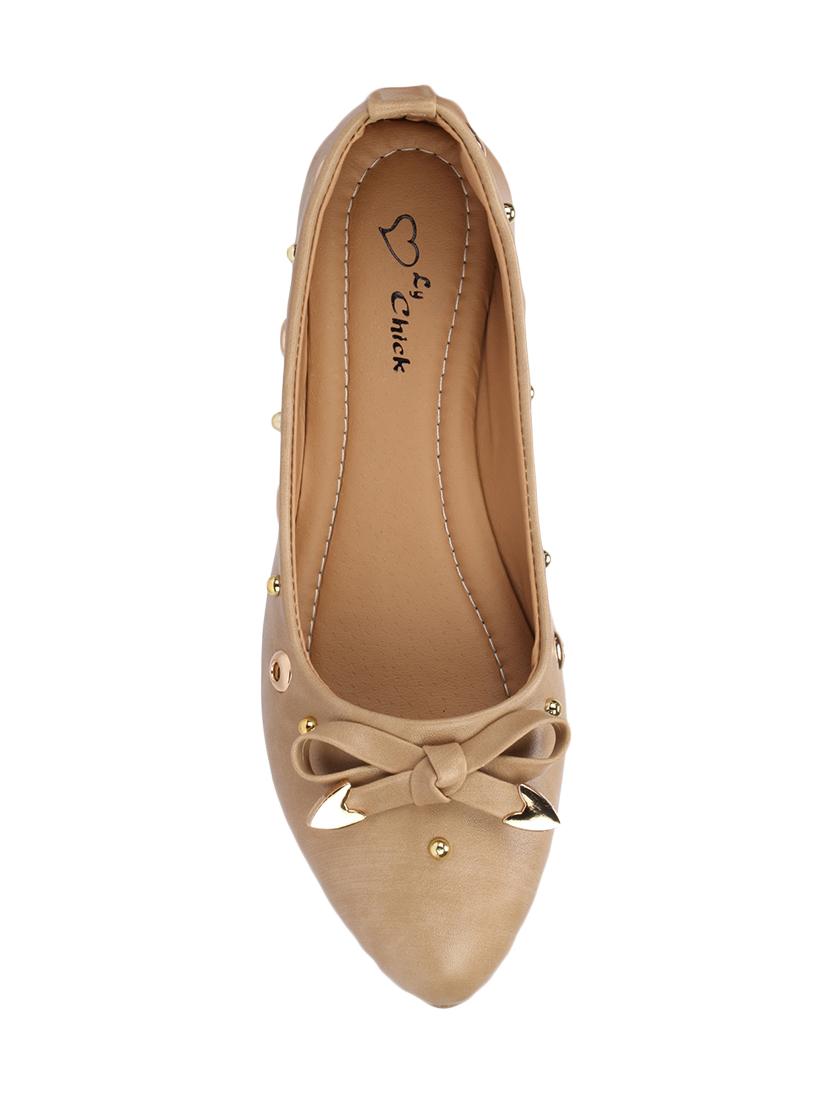 beige slip on ballerinas - 16079550 - Zoom Image - 4