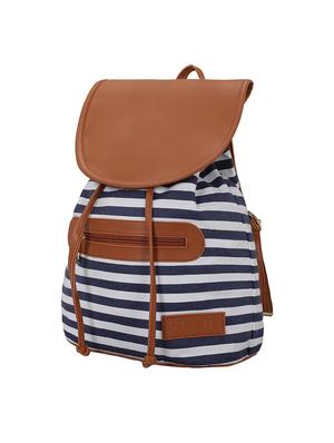 blue leatherette (pu) regular backpack - 16080570 - Standard Image - 4