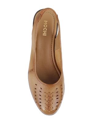 beige back strap sandals - 16082756 - Standard Image - 4