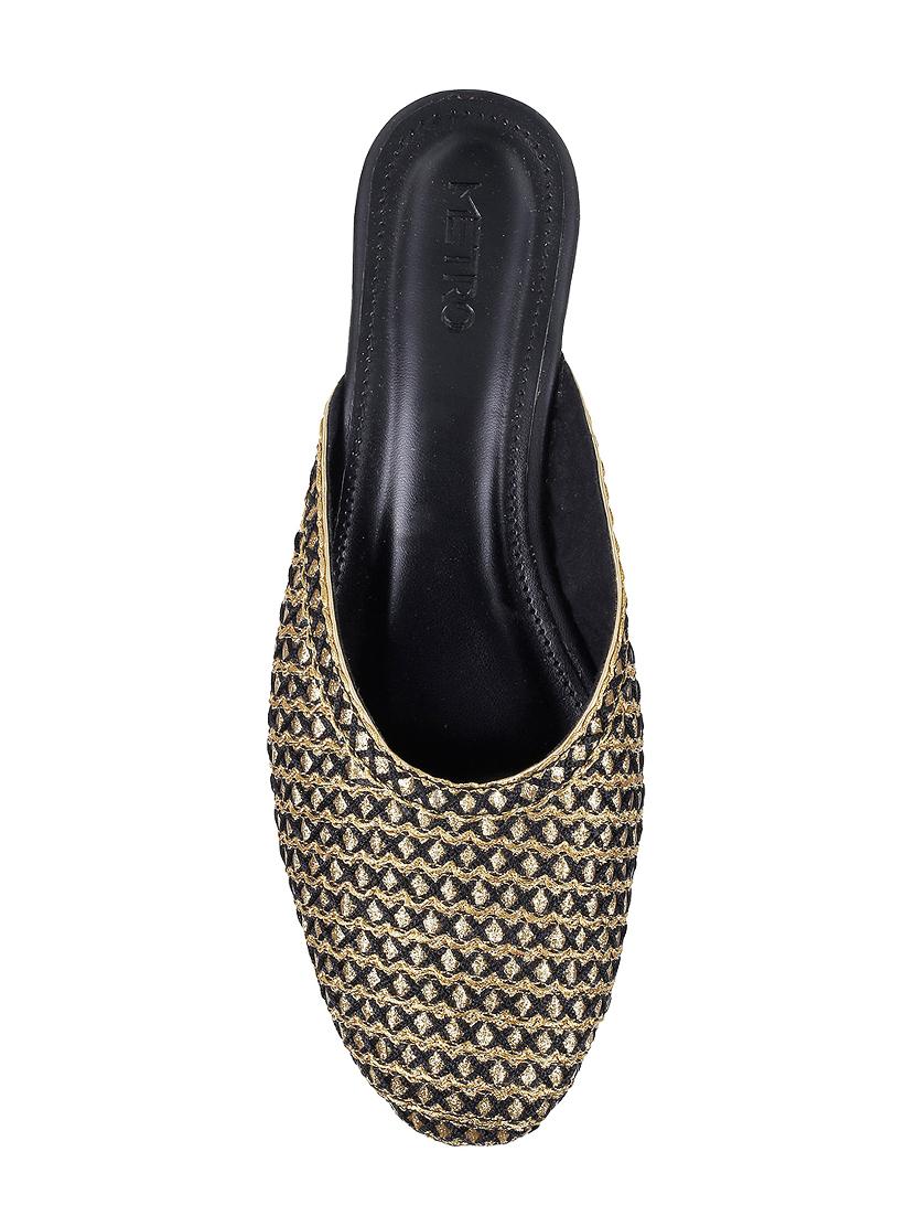 black slip on mules - 16084232 - Zoom Image - 4