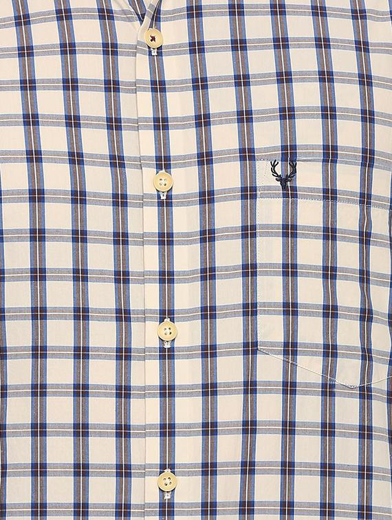 beige checkered casual shirt - 16086080 - Zoom Image - 4