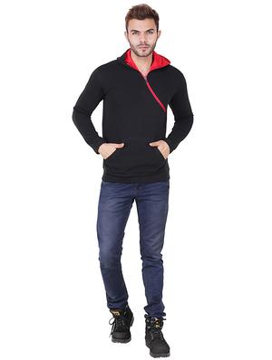 black fleece sweatshirt - 16090997 - Standard Image - 4