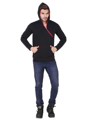 black fleece sweatshirt - 16090998 - Standard Image - 4