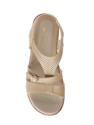 beige back strap wedges - 16092476 - Standard Image - 4