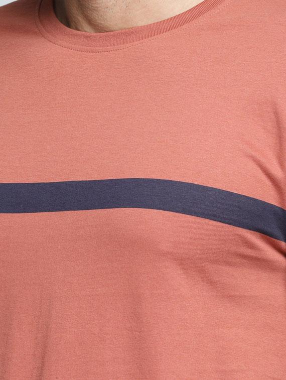 brown striped t-shirt - 16096105 - Zoom Image - 4
