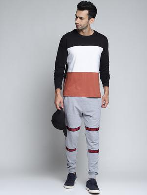 multi colored color block t-shirt - 16096136 - Standard Image - 4