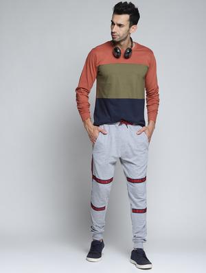 multi colored color block t-shirt - 16096138 - Standard Image - 4