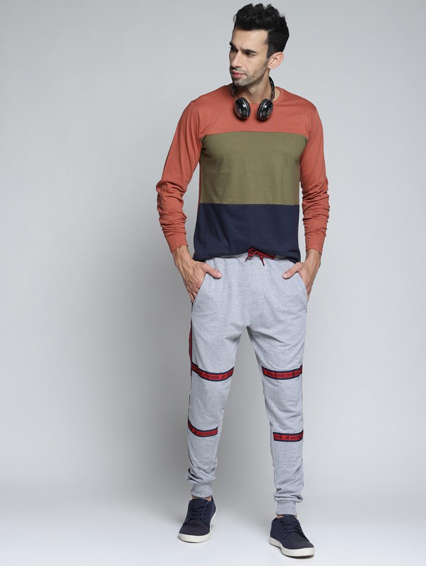 multi colored color block t-shirt - 16096138 - Zoom Image - 4