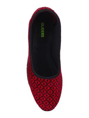 red slip on casual shoes - 16096248 - Standard Image - 4