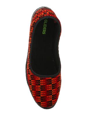 red slip on casual shoes - 16096252 - Standard Image - 4
