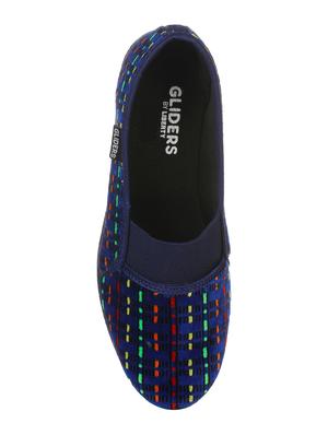 blue slip on casual shoes - 16096268 - Standard Image - 4