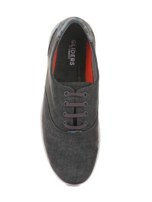 grey synthetic lace up sneakers - 16096737 - Standard Image - 4