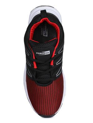 red fabric sport shoes - 16097313 - Standard Image - 4