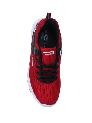 red mesh sport shoes - 16097486 - Standard Image - 4