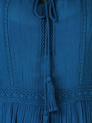 lace detail a-line skirt - 16099303 - Standard Image - 4